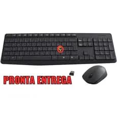 Teclado Mouse Logitech Mk235 Sem Fio Abnt2 tecla Ç portugues  Original Garantia Logitech do Brasil