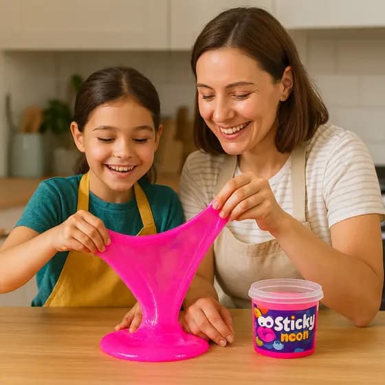 Pote Slime Geleca Glitter Gelatinosa Brinquedo Sensorial Criança Massinha Textura Divertida Não Tóxica