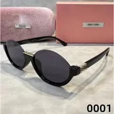 Óculos de sol femininos ovais de meia armação, proteção solar, hastes e ponte nasal UV400, design MM