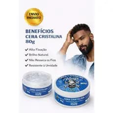 Kit 2 Unidades Cera Modeladora Incolor Extra forte 80 gr Envio Imediato