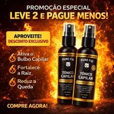 Tonico Poderoso Capilar Puro Fio Femme 120ml | Combate Queda e Falhas Capilares - Envio imediato