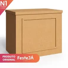 Mesa Festa Boiserie Decorativa Fake Grande 90X60X80 Mdf
