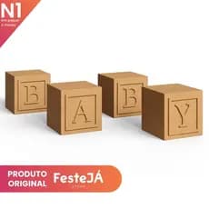 Cubo Baby Decoração De Festa Infantil Mdf