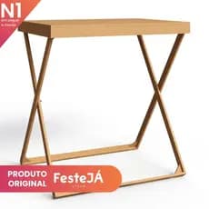 Mesa Retangular Cavalete MDF Cenário Decorativo Festa Eventos Aniversário Pegue e Monte