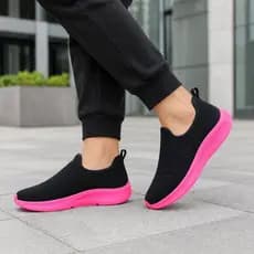 Tenis Slip On Feminino MV3 Sapatilha Leve Macio Confortavel Academia Dia a Dia Esportivo Trabalho