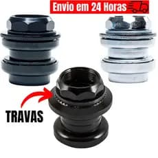 Jogo Movimento Caixa de Direção Sueco Standard Garfo Bike Rosca Fina