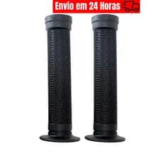 Manopla Punho Gios Bike Gi-075a 150mm Flange Bmx Wheeling Preta