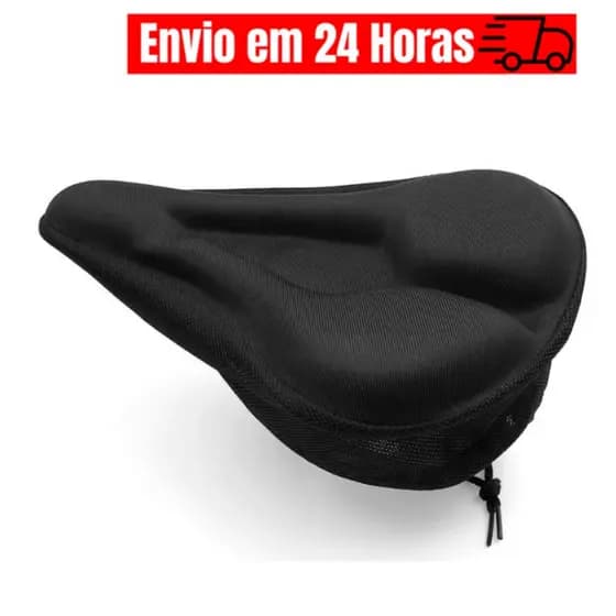 Capa para Banco Selim Bike em Gel Silicone Ajustável Banco Almofada Forro Para Ciclismo Bicicleta Super Confortável