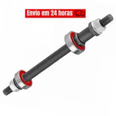 Eixo Cubo Traseiro Com Rolamento Bicicleta Bike 200mm