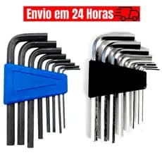 Jogo de Chave Allen 8 Funções Bike Carro Moto Bicicleta Kenli Tipol L Bike Versátil