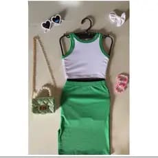 conjunto saia MIDI infantil juvenil cropped mais saia MIDI infantil bem bloguerinha conjunto modi infantil 2 ao 12