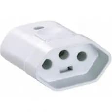 Kit Plugue Tomada Fêmea 10A 20A 250V 3P Entrada Novo Padrão [Envio HOJE]