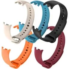 Kit 5 Pulseira p/Mi Band 8 9 10 Silicone Sport Cores Vivas Premium [Envio HOJE]