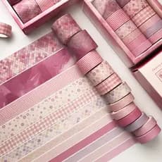 12 pcs/Conjunto Fitas Kawaii washi Escritório De Papelaria E Material Escolar Adesivos Organizador De Diário sakura Outono De