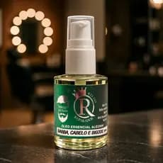 ÓLEO DE CABELO, BARBA E BIGODE | REI DO REPARADOR ESSENCIAL DE ALECRIM