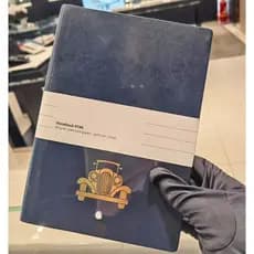 Caderno MB 146 #Luxury Bloco de notas com capa de couro em branco e papel de linha
