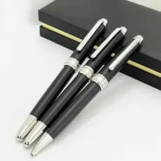Caneta esferográfica MB Classic Matte Black 163 Caneta esferográfica