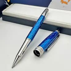 Caneta Esferográfica MB Clássica 163 Estrela Azul Pequeno Príncipe Caneta Esferográfica