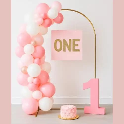Arco Romano Para Festa Decoração De Festa Aniversário e Eventos 2x1m Dourado