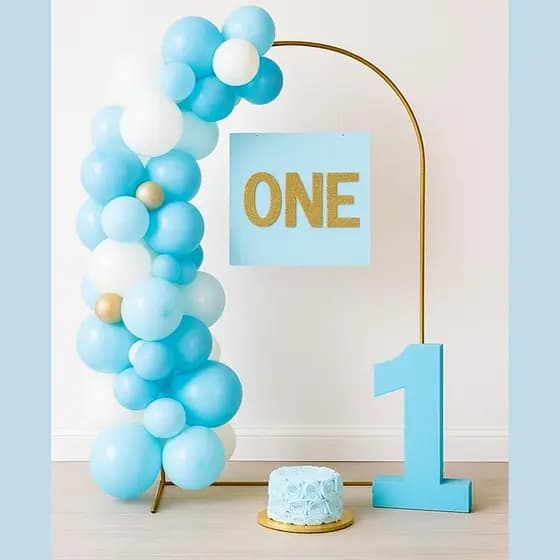 Arco Romano Para Festa Decoração De Festa, Aniversário e Eventos 2x1m Dourado