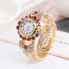 Moda Feminina Relógio Original Diamantes das Mulheres Temperamento Relógio de Quartzo Moda Liga Pulseira Relógio
