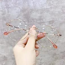 anti Luz Azul E Óculos Fadiga Retro Metal De Leitura Feminino Gradiente Presbiopia Miopia