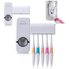 Dispenser AplicadorCreme Dental Automatico Pasta Dente Suporte Escovas Suporte para escova de dentes