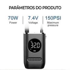 Carro Pneu Inflator Bomba De Ar Elétrica Mini Portátil Sem Fio Compressor Para Motocicleta Bicicleta