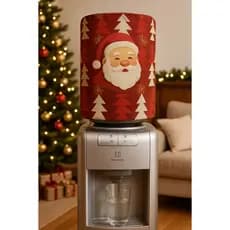 Decoração de Natal Capa de Galão Natalina Edição Ilimitada Papai Noel