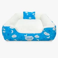 Caminha PET Cachorro Gato 60x60 2 PEÇAS  Quentinha com Sherpa Impermeável e com Zíper