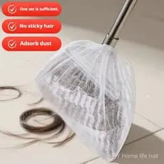 100pcs Mangas Descartáveis Para Proteção Contra Poeira De Vassoura – Folhas Antiestáticas Cabelo E Limpeza De Piso , Tec