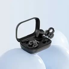 2 Pares/4 Pçs Casal Bluetooth Sem Fio Intra-Auricular Fones De Ouvido De Longa Resistência Com Cápsula Transparente Para