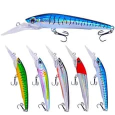 1 Pçs Grande Mar Isca De Pesca Minnow Artificial Morcego Swimbait 18cm 42g