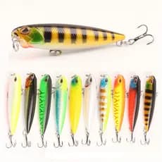 1 Pçs Flutuante Lápis Isca Iscas De Pesca 6.5cm 5.5g zig zag Swimbait De Peixe Dura Topwater Fundição Wobblers