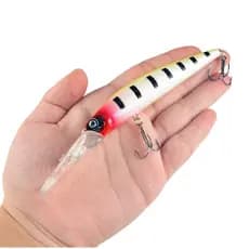 1pc Artificial Afundando Minnow Isca De Pesca 14.5cm 15g Plástico Swimbait Gancho ABS Dura Simulação Suspensão