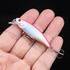 1 Pçs Crankbait Isca Artificial De Pesca Superior Água Swimbait 5.5cm 4.5g