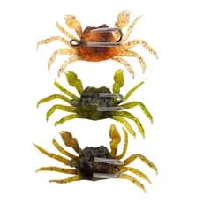 3pcs Isca De Caranguejo Artificial Macia Com Gancho Afiado Iscas De Pesca 34g