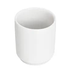 Copo de porcelana 150 ml copinho de louça branca porta vela