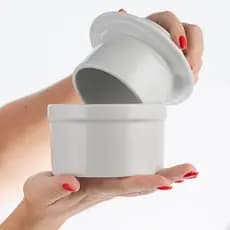 Manteigueira francesa porcelana porta manteiga mantegueira manteguera louça