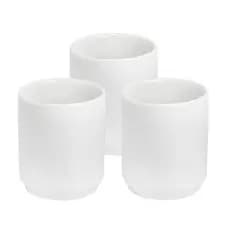 Kit 12 copos de porcelana 150 ml copo de louça copinhos café