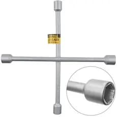 Chave De Roda Cruz 4 Bocas Tipo Cruz Estrela Universal Ferramenta Automotiva 17x19x21x23