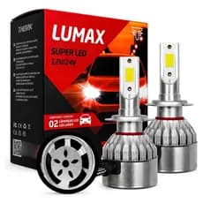 Par Lâmpada Super Led Tipo Xenon 8000k/6000k Premium 12v Thork H1 H3 H4 H7 H8 H9 H11 H16 880881 9005 9006 HB3 HB4