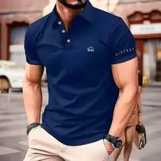 Camiseta Masculina Polo Minimalista Diverse Camisa Manfinity Piquet