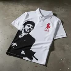 Camisa Polo Club Feita em Piquet Manga Curta