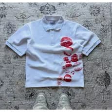 Camiseta Polo Unissex 100% Algodão:"Kiss Me Polo".