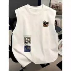 Camisa Regata Oversized Machão URSINHO COELHO 100% Algodão