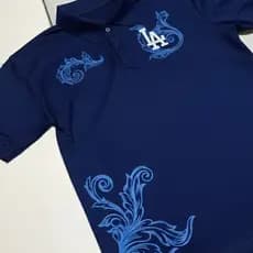 Camisa Polo Unissex Ciano Flux 100% Algodão