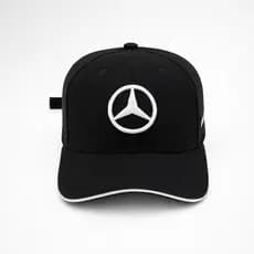Boné Streetwear Urbano Mercedes Benz Masculino Fitão Strapback Ajustavel Aba Curva Original