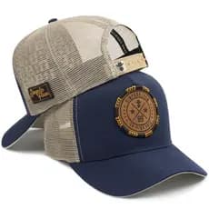 Boné Agro Country Texas Trucker Original Masculino Aba Curva Redinha Telinha Lançamento Simprão Farm Authentic Premium
