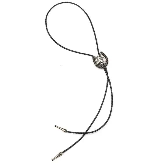 Colar Feminino Cavalo  Ajustável No Modelo Gravata Country